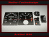 Tachoscheiben für Audi 80 90 Coupe Typ 81 85 240 Kmh