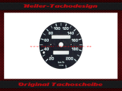 Speedometer Disc VDO General 20-200 kmh Ø75 mm