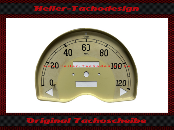 Speedometer Disc for Borgward Isabella Coupe 120 Mph to 200 Kmh