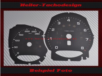 Speedometer Discs for Porsche Macan GTS 175 Mph to 280 Kmh