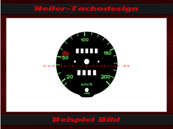 Speedometer Disc for Porsche 911 901 1964 to 1968 200 Kmh