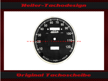 Speedometer Disc for Jaeger 130 Mph to 210 Kmh