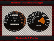 Tachoscheibe für Kawasaki S2 350 1971