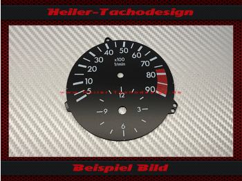 Tachometer Disc for Mercedes W201 C Class 9000 RPM - 2