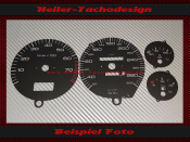 Speedometer Discs for Audi 80 90 300 Kmh 893 190 A