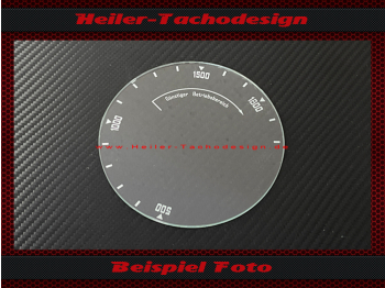 Speedometer Tachometer Glass Traktormeter Eicher EM500 1800 Revolutions