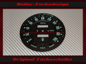 Speedometer Disc for Maserati Khamsin 1973 to 1982 300 Kmh