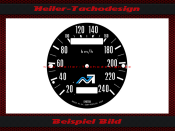 Speedometer Disc for Norton Commando 850 MK3 150 Mph to...
