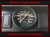Speedometer glass for Hummer H1 without hole
