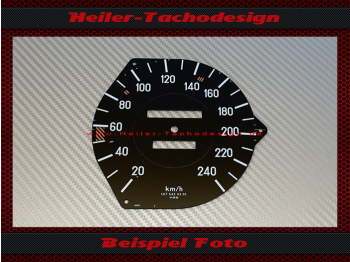 Speedometer Disc for Mercedes W107 R107 SLC 450 1976 mechanical Speedometer 240 Kmh