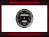 Speedometer Disc for Fabrique Nationale de Herstal FN M13 FN XIII 1947 bis 1952 Ø75 mm