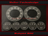 Tachoscheiben für Iso Automotoveicoli S.p.A Iso Rivolta 300 GT 1962 bis 1970