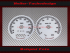 Speedometer Discs for Harley Davidson Street Glide 2006 Mph zu Kmh