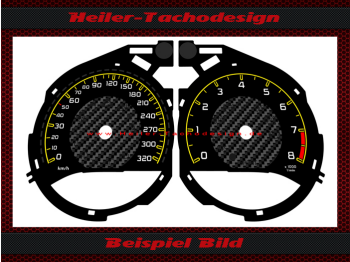 Speedometer Discs for Mercedes C205 C63S AMG 200 Mph to 320 Kmh