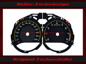 Speedometer Disc for Mercedes C205 C63S AMG 200 Mph to 320 Kmh