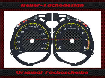 Speedometer Discs for Mercedes C205 C63S AMG 320 Kmh