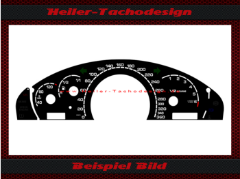 Speedometer Disc for Mercedes C215 S Klasse W215 W220 W240 AMG 360 Kmh 6,0 RPM