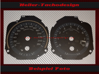 Speedometer Discs for Ford Mustang GT 2018 Facelift 160 Mph to 260 Kmh