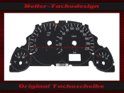 Speedometer Disc for Opel Corsa C Meriva Tigra 2 230 Kmh