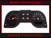 Tachoscheibe für Ford Mustang GT 2005 bis 2009 140 Mph zu 240 Kmh