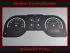Tachoscheibe f&uuml;r Ford Mustang GT 2005 bis 2009 140 Mph zu 240 Kmh