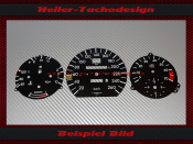 Speedometer Discs for Mercedes W126 560 SEC S Class 260 Kmh