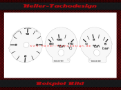 Additional Instrument Dials for Audi 100 Audi 200 Set 1
