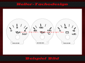 Additional Instrument Dials for Audi 100 Audi 200 Set 2