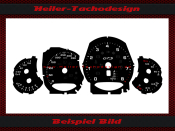 Speedometer Discs for Porsche 911 991 GTS Model 2018 8 RPM 200 Mph to 330 Kmh