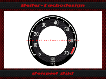 Tachometer Sticker for Mercedes W111 W112 W113 - 2