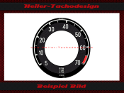 Drehzahlmesser Aufkleber für Mercedes W111...