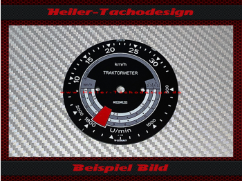 Traktormeter Tachoscheibe für Schlüter S 350 S350