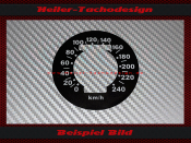Speedometer Sticker for BSA Lightning A65L 1968 150 Mph...