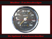 Speedometer Sticker for BSA Lightning A65L 1968 150 Mph...