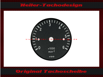 Tachometer VDO General 0 to 6 RPM Ø45 mm