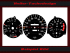 Tachoscheiben für Mercedes W107 R107 SL elektronischer Tacho Mph zu Kmh