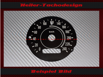 Speedometer Sticker for Dodge Charger 1971 1972 1973 150 Mph to 240 Kmh