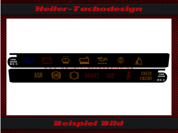 Tachosymbole Speedometer Symbols Bar for Mercedes 320 SL W129 R129 Set -  1,0