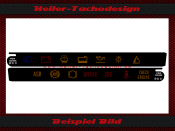 Tachosymbole Tacho Symbole Leisten für Mercedes 320 SL W129 R129 Set - 1,0