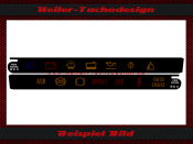 Tachosymbole Tacho Symbole Leisten für Mercedes 320...