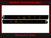 Tachosymbole Tacho Symbole Leisten für Mercedes 320 SL W129 R129 Set - 2,0