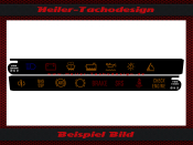 Tachosymbole Speedometer Symbols Bar for Mercedes 320 SL W129 R129 Set - 3,0