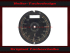 Speedometer Disc for Glashütte Mühle Tachometer Mühle120 Kmh Ø58 mm