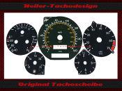 Speedometer Discs for Mercedes SL W129 R129 1989 bis1995 160 Mph to 260 Kmh 7 RPM