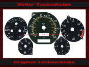 Tachoscheiben für Mercedes SL W129 R129 1989 bis1995 160 Mph zu 260 Kmh 7 UPM