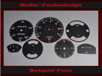 Set Tachoscheiben für Porsche 912 Teile selber aussuchen