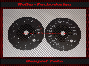 Speedometer Discs for Mercedes Benz CLA C117 2019 Benzin 160 Mph to 260 Kmh