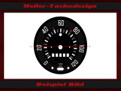 Speedometer Disc for VW Beetle 1961 to 1962 120 Kmh