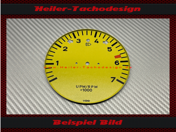 Drehzahlmesser Zifferblatt für Porsche 911 7000 UPM
