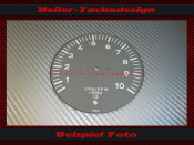 Drehzahlmesser Zifferblatt für Porsche 911 912 914 901 930 959 10000 UPM - 1